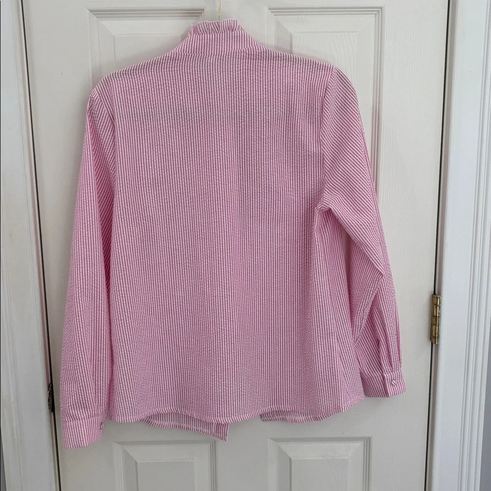 Pink Ruffle-Front Top - Picture 3 of 3